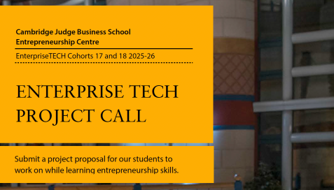 Enterprise Tech from Judge Business School - call for projects