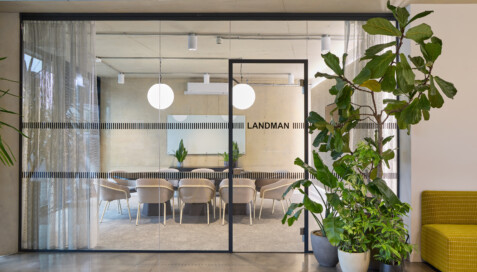 The opening of the new Landman boardroom
